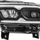labwork Headlight Assembly Replacement for Durango 2021-2023 Headlights w/DRL Projector Black Set Driver Side LH 68433783AE