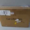 Non-Stick Entirely Stainless Steel Litter Box Splash-Proof & Leak-Proof