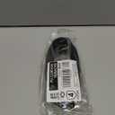 Home Queen Black Leather Curtain Tie Backs, Outdoor Drape Holder Holdbacks Tiebacks with Wall Hooks, 4 Pack