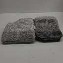 OLANLY Bathroom Rug Set 2 Piece, Soft Absorbent Microfiber Bath Mats and U-Shaped Contour Toilet Rug, Non-Slip, Machine Wash Dry, Plush Shaggy Bath Mats for Bathroom (24"x16"+24"x20", Grey)