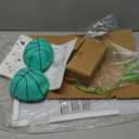 ropoda Mini Basketball Hoop - Glow in The Dark, Over The Door Basketball Hoop Indoor, Indoor Basketball Hoop Backboards for Teens and Adults, Mini Hoop for Kids with 4 Balls and Pump (Green)