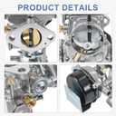 1100 Carburetor Compatible with Ford Mustang Falcon 170 200 6 cylinder Engines 1963-1969