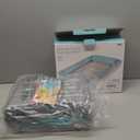 Inflatable Tanning Pool Lounger Float - Jasonwell 4 in 1 Sun Tan Tub Sunbathing Pool Lounge Raft Floatie Toys Water Filled Tanning Bed Mat Pad for Adult Blow Up Kiddie Pool Kids Ball Pit Pool (XXL) (Blue)