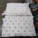 KeaBabies 2-Pack Toddler Pillows 2 Year Old to 5-13x18 Soft Organic Cotton Kids Pillow for Sleeping, Travel, School, Daycare, Nap, Toddler Bed, Machine Washable, Without Pillowcase (Bunnies)