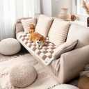 Dog Couch Cover Protector, Couch Covers for Sofa, Velvet Soft, Non Slip, Washable (Brown, 27.6 * 59.1inch)