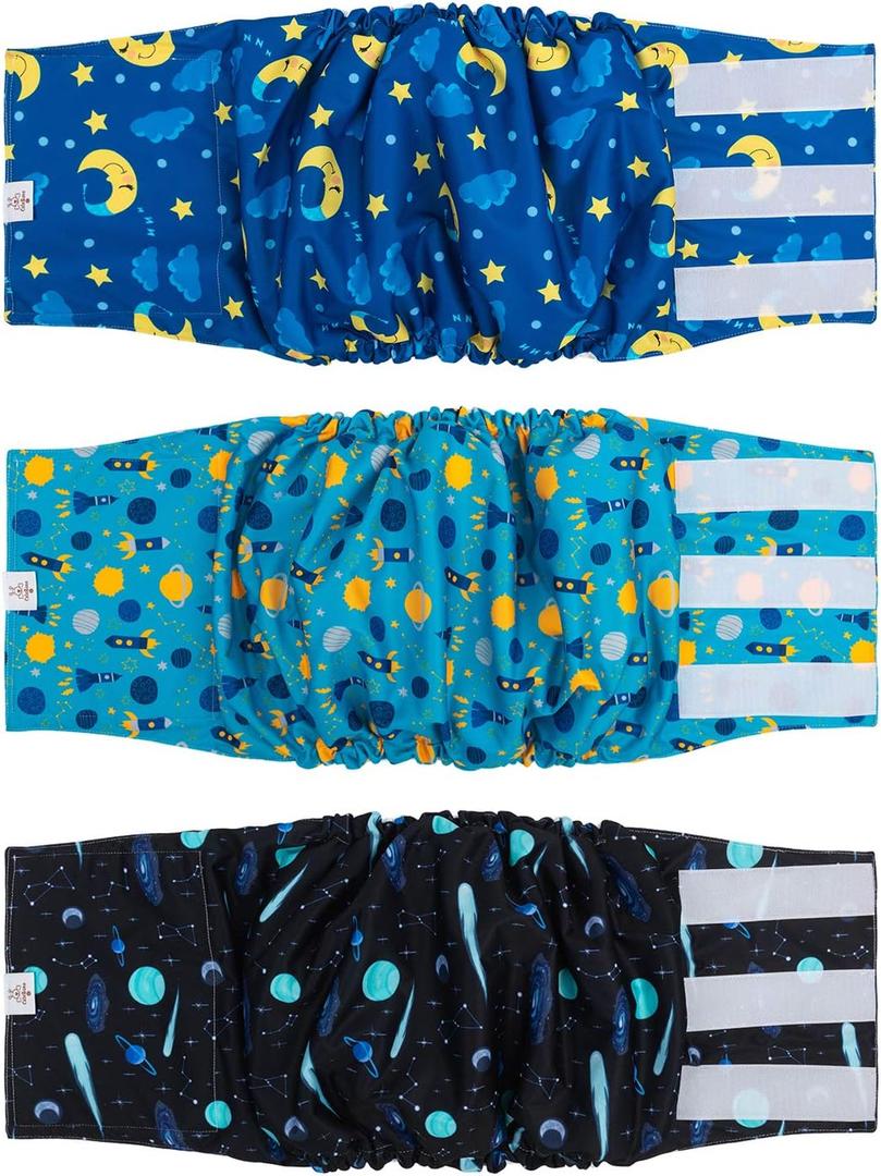 CuteBone Reusable Male Dog Wraps XL DM11XL (XL(21"-27"))