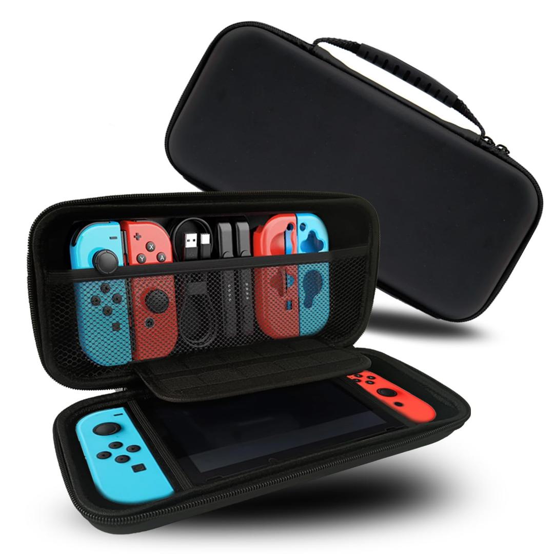 JDSZM Hard Carrying Protective Carrying Bag Case Game Card Storage Fit for 2025 New Nintendo Switch 2 and Accessories (Black)