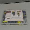 372Pcs Waterproof Automotive Electrical Connectors Quick Connect and Disconnect Wire Connector Terminals 1/2/3/4/5/6 Pin Connectors Kit (18 Sets)