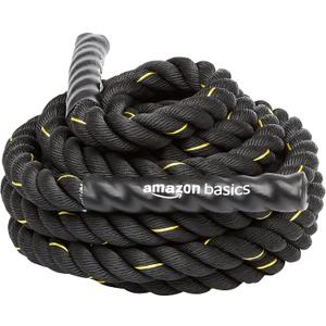 Amazon Basics Battle Rope for Home Gym Workout, Exercise Training Equipment, 2 Inch x 30 Feet