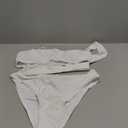 Lilosy Sexy Cutout Tube High Waist Bandeau Bathing One Piecce Swimsuit, S, White