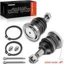 A-Premium 2 x Front Upper Ball Joint, Compatible with Chevy GMC Cadillac - 1999-2008 - Silverado 1500, Sierra 1500, Tahoe, Yukon (XL 1500), Suburban, Express, Savana, Avalanche, Escalade (ESV & EXT)