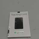 SPOTMINDERS Apple MFi Certified Wallet Tracker Works With Apple Find My Tracking Card for Wallet Card Rechargeable IP68 Waterproof 0.07in Slim iPhone Item Finder for Luggage Tags Purse Gifts for Women (Black (Pack of 1))