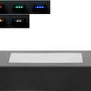 Watris Veiyi 7 Color LED Display Base, 2PCS Color Changing Light Stand for Crystal Display Jewelry Glass Art, 3D Crystal Light Base, Rectangle Display Stand with USB Cable (2)