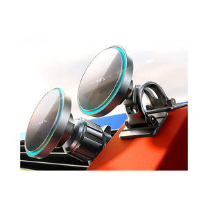 LISEN for 15W MagSafe Car Mount Charger,2025 Super Solutions for All Cars,100% Ultra Stabilized Clip & Nano Adhesive Base,Charge While Using Fits iPhone 16 15 14 13 12,Samsung with MagSafe