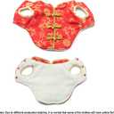 SEIS New Year Dog Knot Buttons Costume Dragon Cat Cheongsam Winter Pet Clothes Vest of The Tang Dynasty Christmas Coat for Cats Teddy Bichon Small Medium Dogs (M (Chest Circumference 50cm/ 19.7"))