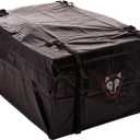 Rightline Gear Ace 2 Weatherproof Rooftop Cargo Carrier for Top of Vehicle, Attaches With or Without Roof Rack, 15 Cubic Feet, Black