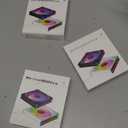 Prims4Ultra Jungle Leopard Transwarp 140mm PC ARGB Reverse Blade Case Fan, Infinity Mirror 5V ARGB PWM Case Fan 140mm Single Pack，Suitable for Computer Case Pc Cooling Fans-White 3-Pack