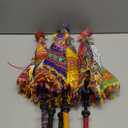 Bohemian Handmade Design Cotton Multi Color Cotton Fashion Multi Colored Umbrella Embroidery Boho Umbrellas Parasol 5 Pcs Lot