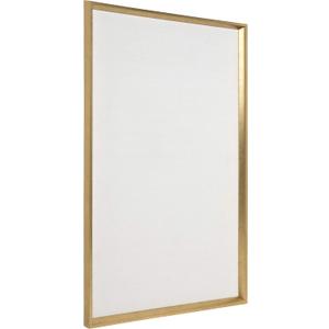 Kate and Laurel Calter Framed Linen Fabric Pinboard, 25.5 x 41.5, Gold