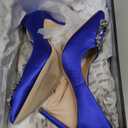 Badgley Mischka Women's Cher Pump - Women's Pumps with 3.75" Stiletto Heels (6, Electric Blue)