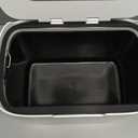 KAZAI. Compost Bin Kitchen 'Elin' | 1.2 GAL / 4.5L Countertop Compost Bin with Wooden Lid & Filter | Odor-Free, Dishwasher Safe, with Inner Bucket | Small Indoor Kitchen Composter | Off-White/Bamboo