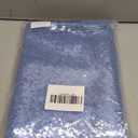 Fanqisi Sequin Table Cloths Baby Blue Glitter Sparkly Tablecloth 50x102 Inches for Baby Shower Wedding Boys Birthday Party Table Decoration