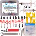 Cycobyco Mineral Oil Bicycle Hydraulic Disc Brake Bleed Kit for All Series Shimano/Magura/Tektro/Zoom/CSC/Echo/Giant / HS33 / Nutt Cycling (Professional kit)