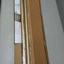 BlastHome Non-Adjustable Luxury Curtain Rods for Windows, 1  Rod Set, 8 foot Fixed Length (Two Rods Connect for a Seamless Look), Brushed Gold