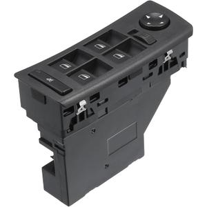 ACROPIX Front Left Driver Side Master Power Window Switch Fit for BMW X5 E53 3.0i 4.4i 2001-2006 No.61316962505/61316916599 - Pack of 1 Black