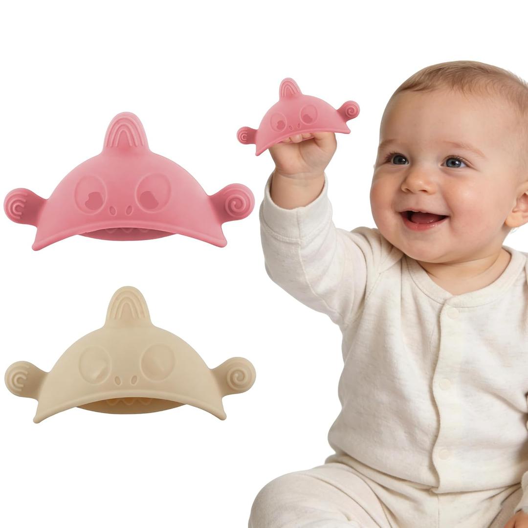 3 x Chuya Baby Teething Toys 0-3 3-6 12-18 Months,Silicone Mitten Teether | Teething Relief for Sore Gums, Developmental Sensory for Little Hands, Newborn Gift Set Baby Toys Boy Girl
