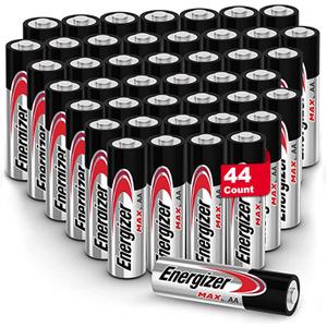 Energizer AA Batteries, MAX Double AA Battery Alkaline, 24 Count,44