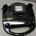 Mini Waffle Maker, Small Waffle Iron with Quick Heat-Up, Makes 8 x 2 Tiny Waffle Bites for Kids, Locking Buckle & Cool Touch Handle, Nonstick Plates, Perfect for Breakfast, Brunch, Desserts & Snacks (Black)