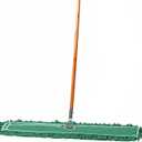 36 Inch Green Commercial Dust Mop & Floor Sweeper  Wood Handle Floor Mop for Tile, Hardwood & Concrete