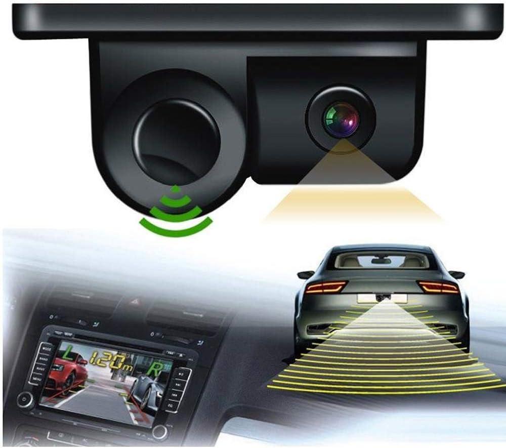 Car Rear View Camera 2In1 Design Camera Parking Sensor Kit Auto Reversing Rearview Backup Parking Radar 170 Degree