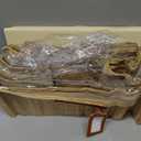 Livole Bamboo Under Bed Storage, 6 inches Underbed Storage Containers, 56L XXL Under Bed Storage Bins with Clear Lid & Label for Clothes, Blankets, Sweater, Shoes, 1 Pack