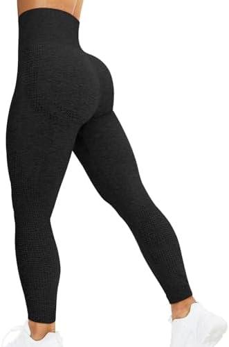 HIGORUN Women Seamless Leggings Smile Contour High Waist Workout Gym Yoga Pants