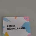 vretti Sticker Printer, TP6S Print Pod Mini Printer, 300DPI Thermal Sticker Maker Machine, Portable Pocket Printers with 1Roll Paper for Photos, Study Graphics, Notes, Journal, DIY, Gift Blessings (White)