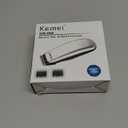 KEMEI Mini Clippers Trimmer Groomer Cordless Self-Haircut Kit Styling Shears with Stainless Steel