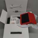 Smart Bird Feeder with Camera Solar Powered, 2K HD Video, AI Bird Species Identification, Instant Arrival Alerts, Weatherproof Design for Effortless Birdwatching, Best Gift for BirdLovers, Red