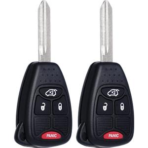 Key Fob Replacement Fits for Chrysler 300 2005-2007 Sebring 200 Aspen Dodge Charger 2006-2007 Avenger Jeep Commander Grand Cherokee 2005-2007 Liberty 2008-2012 Keyless Entry Remote OHT692427AA