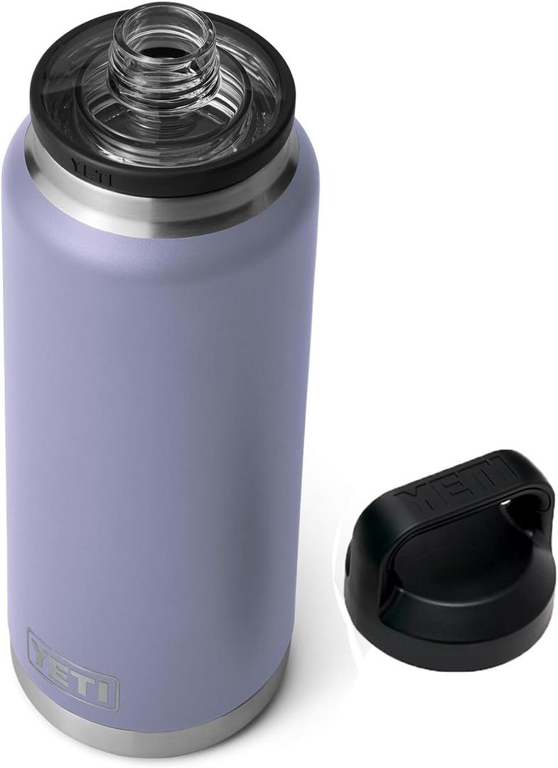 YETI Rambler 36 oz Bottle, Vacuum Insulated, Leakproof, Stainless Steel with Chug Cap (Cosmic Lilac)