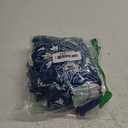 Ekouaer Zipper Robes for Women 3/4 Sleeves Housecoat Soft Nightgowns Sleepwear Mumu House Dresses with Pockets (XX-Large, Evening Blue Vines)