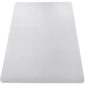 Amazon Basics Office Chair Mat for Low Pile Carpeted Floors, Clear Plastic with Studded Grips, 46" x 60", for Home or Office
