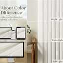 Pinch Pleated Linen 108 Inch Curtains 70 Inch Width for Living Room Divider Light Filtering Ivory Beige White Extra Wide Patio Curtains for Sliding Door Balcony Floor to Ceiling Picture Window 70x108