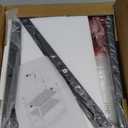 HOOBRO Small Shoe Bench, 3-Tier Shoe Rack, Shoe Storage Bench with PU Seat Cushion, Entryway Shoe Rack Bench with Metal Mesh Shelves, Freestanding Shoe Organizer for Hallway, Black BB33HX01