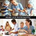 HOTEC 600 Heat Resistant BPA-Free Silicone Rubber Spatula Set,Kitchen Cooking Spatulas, Baking, Mixing for Non Stick Cookware, Dishwasher Safe, Dark Green Set of 5