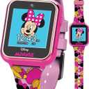 Disney Minnie Mouse Interactive Kids Smartwatch  Touchscreen Watch with Camera, Games, Voice Recorder, Step Tracker, Alarm & Timer  Fun Minnie Design, USB Rechargeable  Fits Wrists 5.5" to 8"