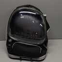 Cat Backpack Carrier, Breathable Cat Carrier Large Space Bubble Pet Backpack for Kitty Small Dog up to 12lbs, Transparent & Foldable Pet Carrier for Travel Hiking (Black