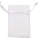 ATCG 25pcs 10x14 Inches Large Drawstring Organza Bags Decoration Festival Wedding Party Favor Pouches (White)