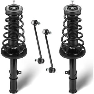 Rear Struts Assembly Shock Absorber & Sway Bar End Link Compatible with 2004-2006 Toyota Camry/Lexus ES330 (Exc. Adaptive Variable Suspension), Replace 172208 172207 K90345 (4Pcs)